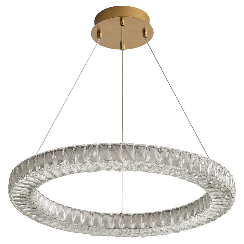 Oxygen - 3-874-40 - LED Pendant - Elan - Aged Brass