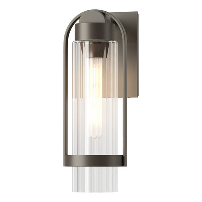 Hubbardton Forge - 302555-SKT-77-ZM0741 - One Light Outdoor Wall Sconce - Alcove - Coastal Dark Smoke