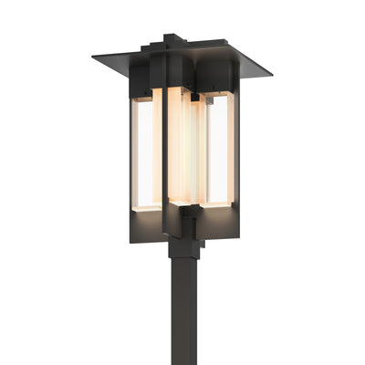 Hubbardton Forge - 346410-SKT-80-ZM0616 - Four Light Outdoor Post Mount - Axis - Coastal Black