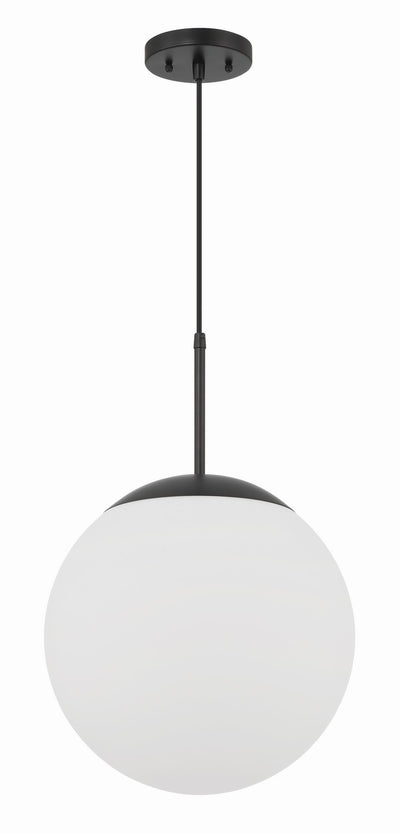 Craftmade - 56893-FB-WG - One Light Pendant - Gaze - Flat Black