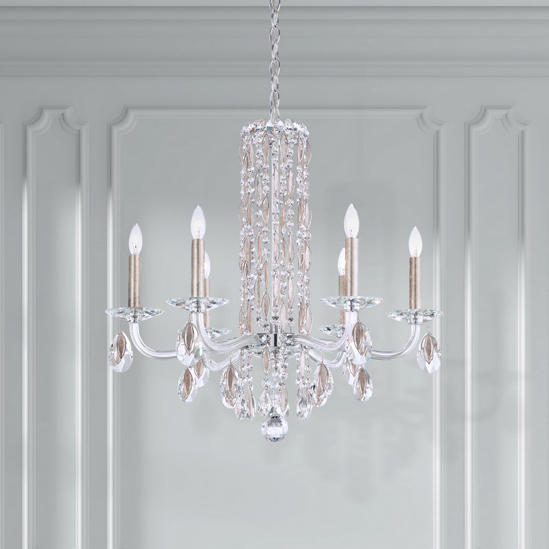 Schonbek - RS83061N-06R - Six Light Chandelier - Siena - White