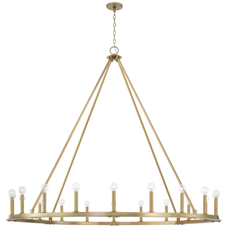 Capital Lighting - 4913AD - 20 Light Chandelier - Pearson - Aged Brass