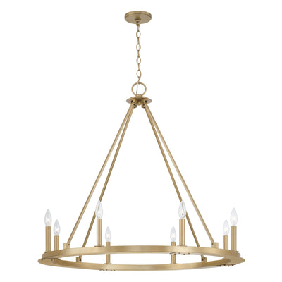 Capital Lighting - 4918AD - Eight Light Chandelier - Pearson - Aged Brass