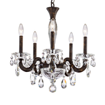 Schonbek - S8605N-22R - Five Light Chandelier - San Marco - Heirloom Gold