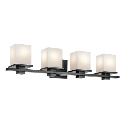 Kichler - 45152BK - Four Light Bath - Tully - Black