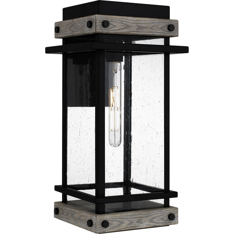 Quoizel - SAD8409MBK - One Light Outdoor Wall Mount - Strader - Matte Black