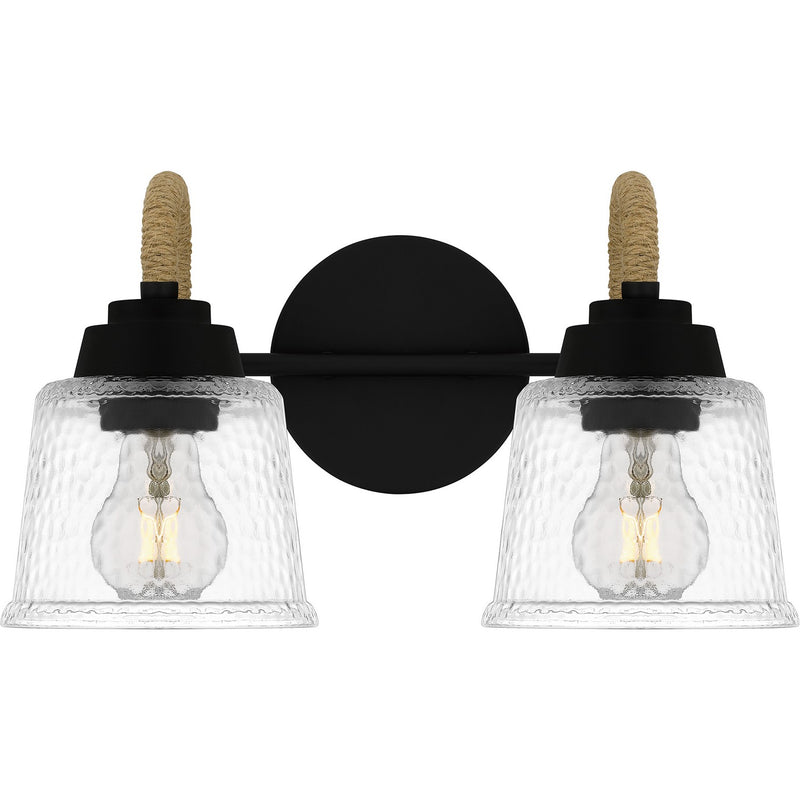 Quoizel - SEB8614MBK - Two Light Bath - Seabreeze - Matte Black