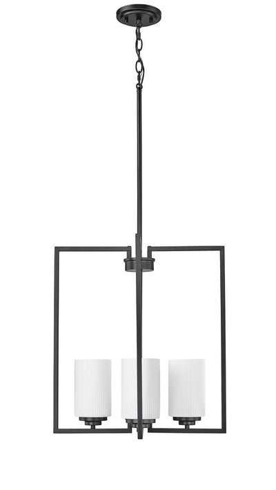 Millennium - 95004-MB - Four Light Pendant - Luxx - Matte Black