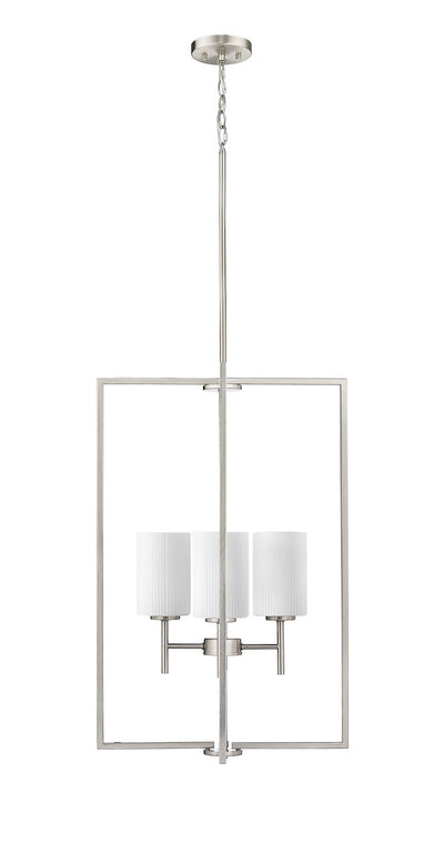 Millennium - 96004-BN - Four Light Pendant - Luxx - Brushed Nickel