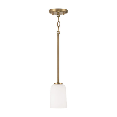 Capital Lighting - 348812AD-542 - One Light Pendant - Lawson - Aged Brass