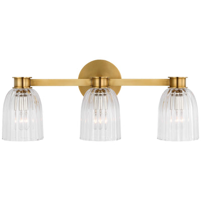 Visual Comfort Signature - ARN 2503HAB-CG - LED Vanity Light - Asalea - Hand-Rubbed Antique Brass