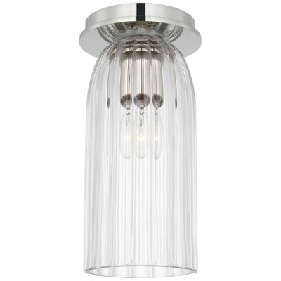 Visual Comfort Signature - ARN 4501PN-CG - LED Flush Mount - Asalea - Polished Nickel