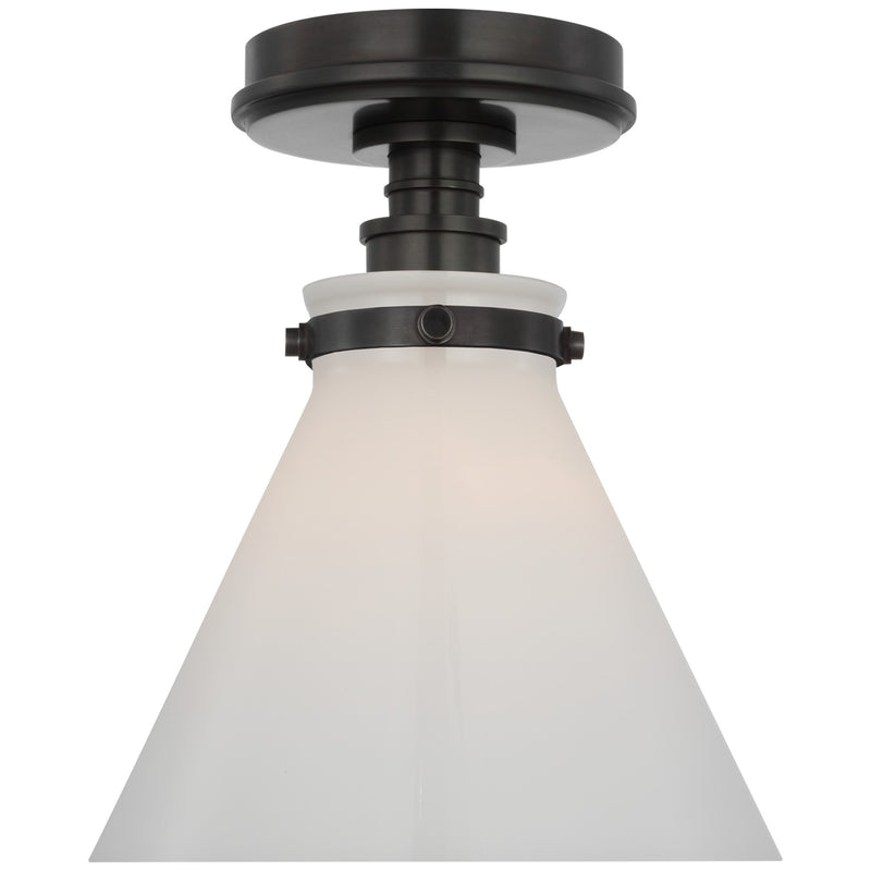 Visual Comfort Signature - CHC 4525BZ-WG - LED Flush Mount - Parkington - Bronze