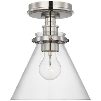 Visual Comfort Signature - CHC 4525PN-CG - LED Flush Mount - Parkington - Polished Nickel