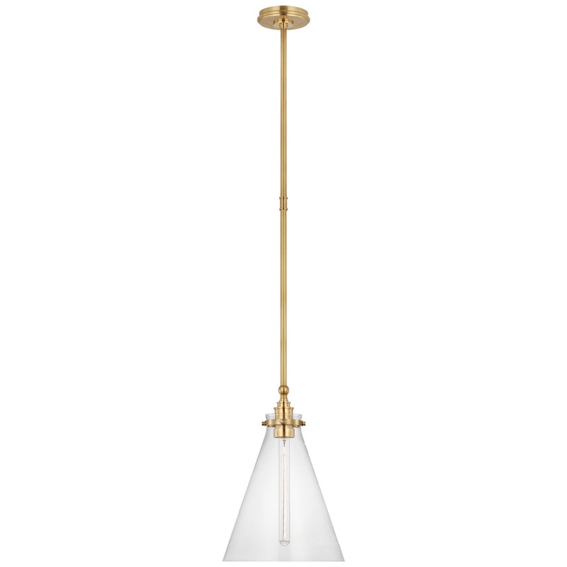 Visual Comfort Signature - CHC 5530AB-CG - LED Pendant - Parkington - Antique-Burnished Brass