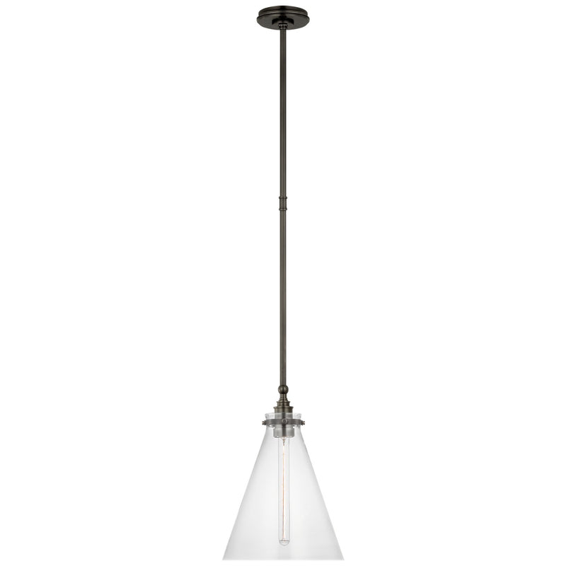 Visual Comfort Signature - CHC 5530BZ-CG - LED Pendant - Parkington - Bronze