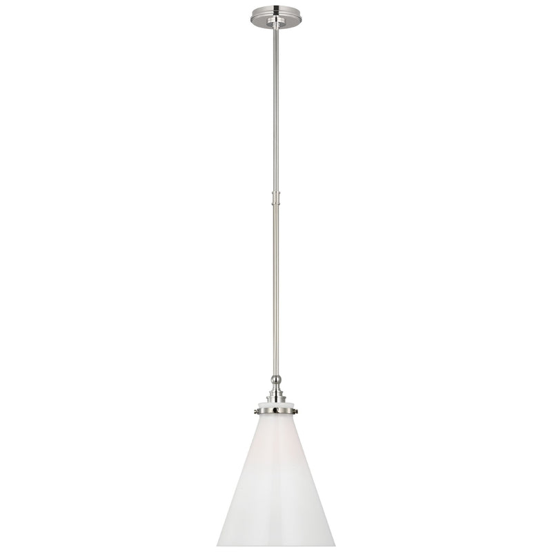 Visual Comfort Signature - CHC 5530PN-WG - LED Pendant - Parkington - Polished Nickel