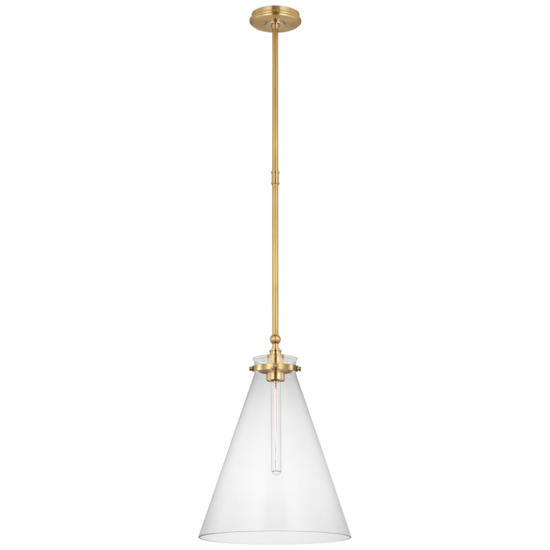 Visual Comfort Signature - CHC 5532AB-CG - LED Pendant - Parkington - Antique-Burnished Brass