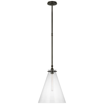 Visual Comfort Signature - CHC 5532BZ-CG - LED Pendant - Parkington - Bronze