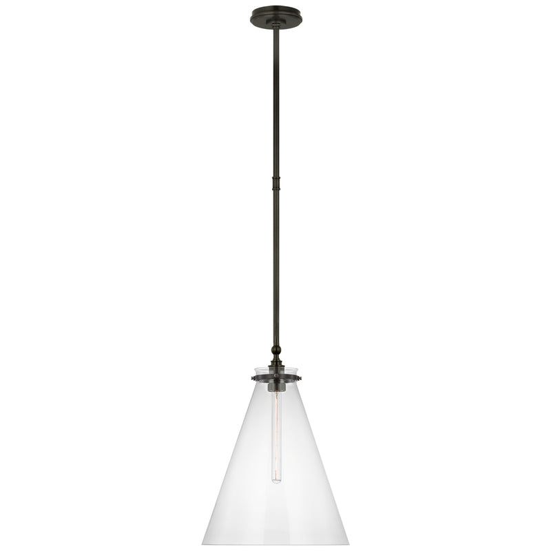 Visual Comfort Signature - CHC 5532BZ-CG - LED Pendant - Parkington - Bronze