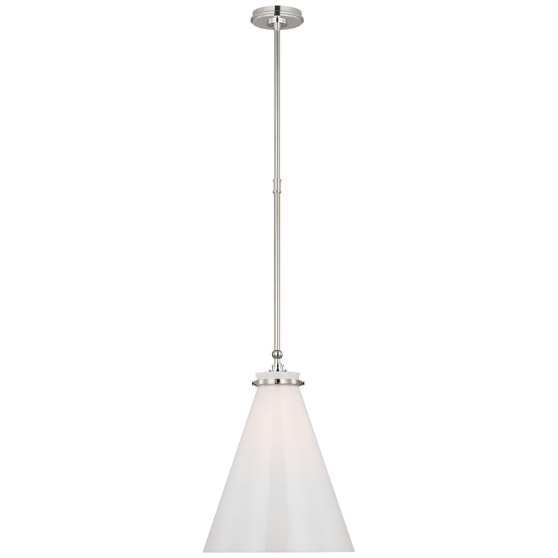 Visual Comfort Signature - CHC 5532PN-WG - LED Pendant - Parkington - Polished Nickel