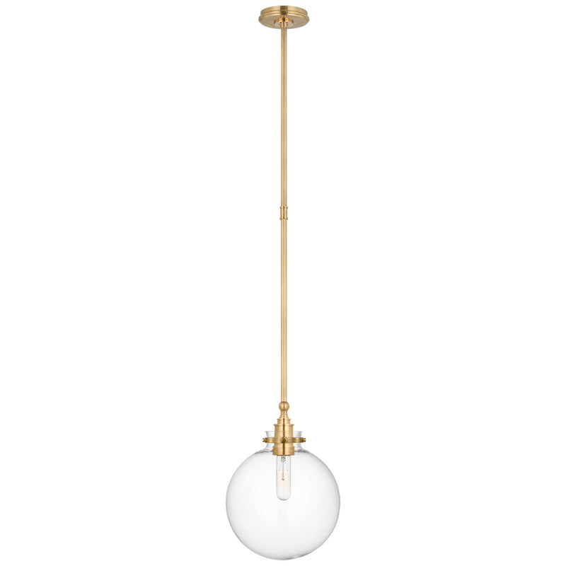 Visual Comfort Signature - CHC 5540AB-CG - LED Pendant - Parkington - Antique-Burnished Brass