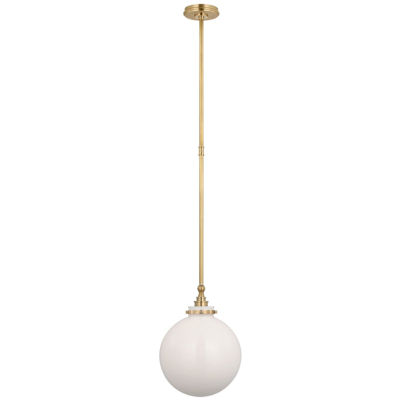 Visual Comfort Signature - CHC 5540AB-WG - LED Pendant - Parkington - Antique-Burnished Brass