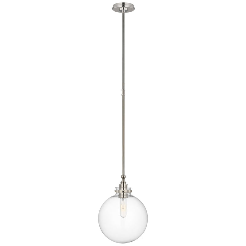 Visual Comfort Signature - CHC 5540PN-CG - LED Pendant - Parkington - Polished Nickel