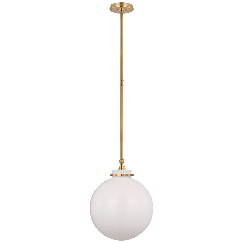 Visual Comfort Signature - CHC 5542AB-WG - LED Pendant - Parkington - Antique-Burnished Brass