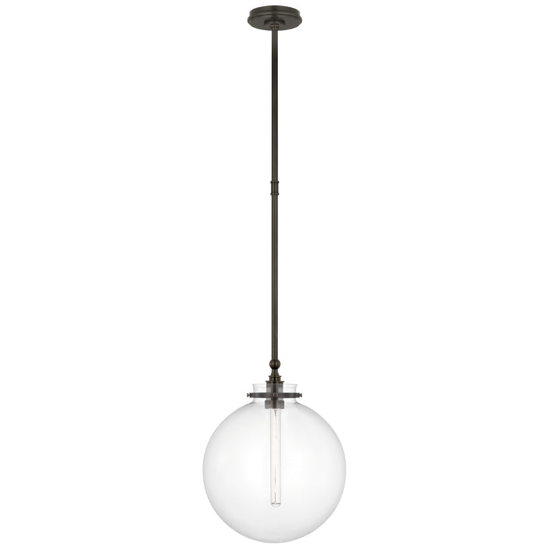 Visual Comfort Signature - CHC 5542BZ-CG - LED Pendant - Parkington - Bronze