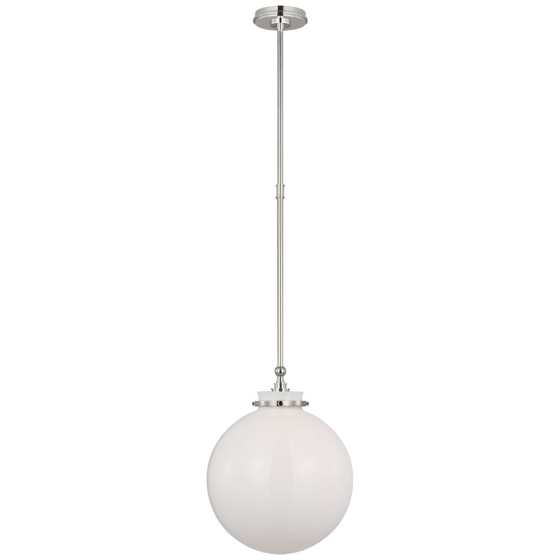 Visual Comfort Signature - CHC 5542PN-WG - LED Pendant - Parkington - Polished Nickel