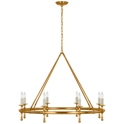 Visual Comfort Signature - CHC 5819AB - LED Chandelier - Classic - Antique-Burnished Brass