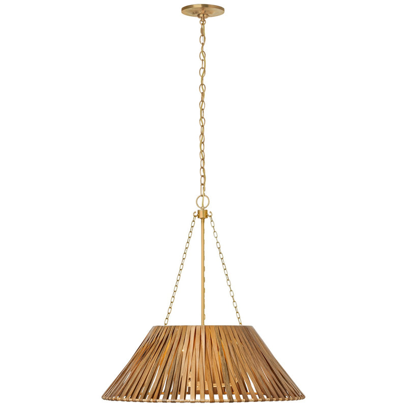 Visual Comfort Signature - MF 5031SB-NTW - LED Pendant - Corinne - Soft Brass