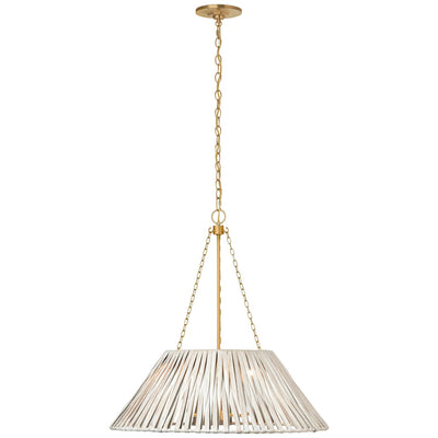 Visual Comfort Signature - MF 5031SB-WW - LED Pendant - Corinne - Soft Brass