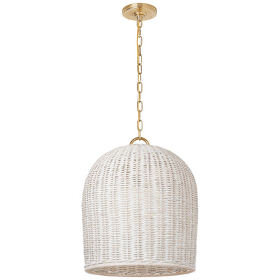 Visual Comfort Signature - MF 5043SB-WW - LED Pendant - Nancy - Soft Brass