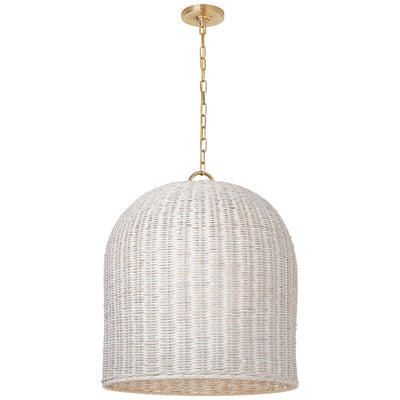 Visual Comfort Signature - MF 5047SB-WW - LED Pendant - Nancy - Soft Brass