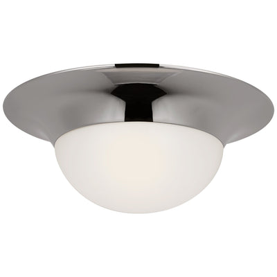 Visual Comfort Signature - PCD 4002PN-WG - LED Flush Mount - Cluny - Polished Nickel