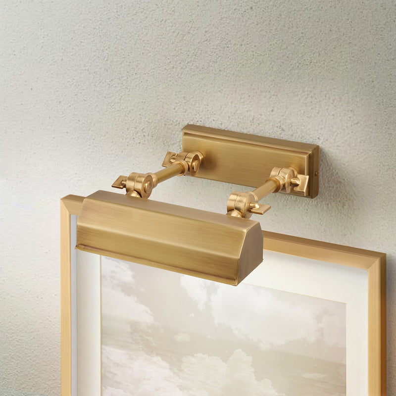 Lucas + McKearn - CHAWTONPLS-AB - One Light Picture Light - Chawton - Aged Brass