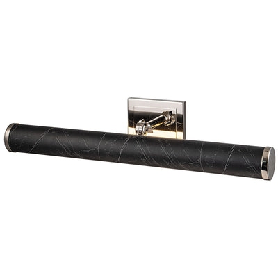 Lucas + McKearn - COATES-PLL-BM - LED Picture Light - Coates - Black Marble with Polished Nickel