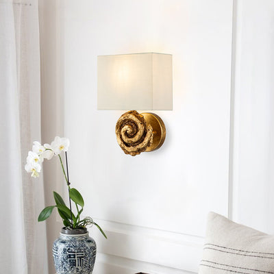 Lucas + McKearn - SC1163G-1 - One Light Wall Sconce - Swirl - Gold Leaf