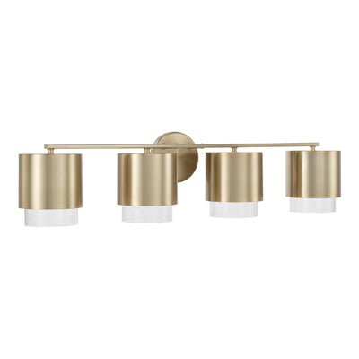 Capital Lighting - 153041MA-549 - Four Light Vanity - Weller - Matte Brass