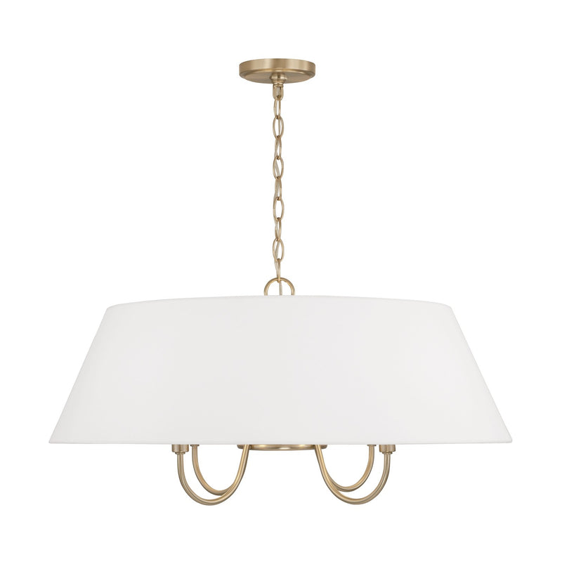 Capital Lighting - 352741MA - Four Light Pendant - Julia - Matte Brass