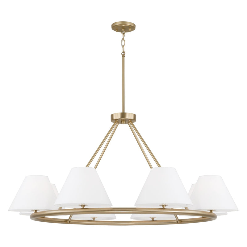 Capital Lighting - 453281MA - Eight Light Chandelier - Parson - Matte Brass