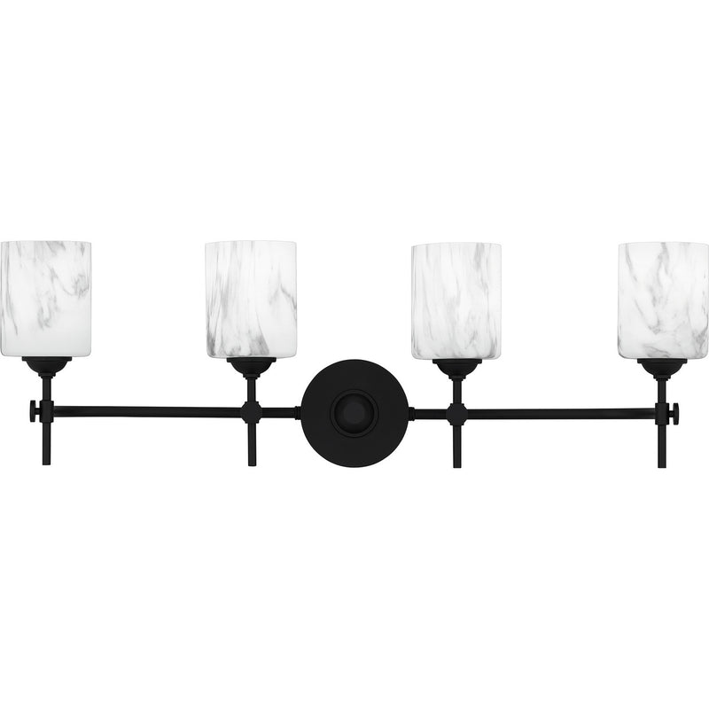 Quoizel - ARI8631MBK - Four Light Bath - Aria - Matte Black