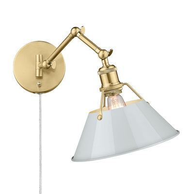 Golden - 3306-A1W BCB-DB - One Light Wall Sconce - Orwell BCB - Brushed Champagne Bronze