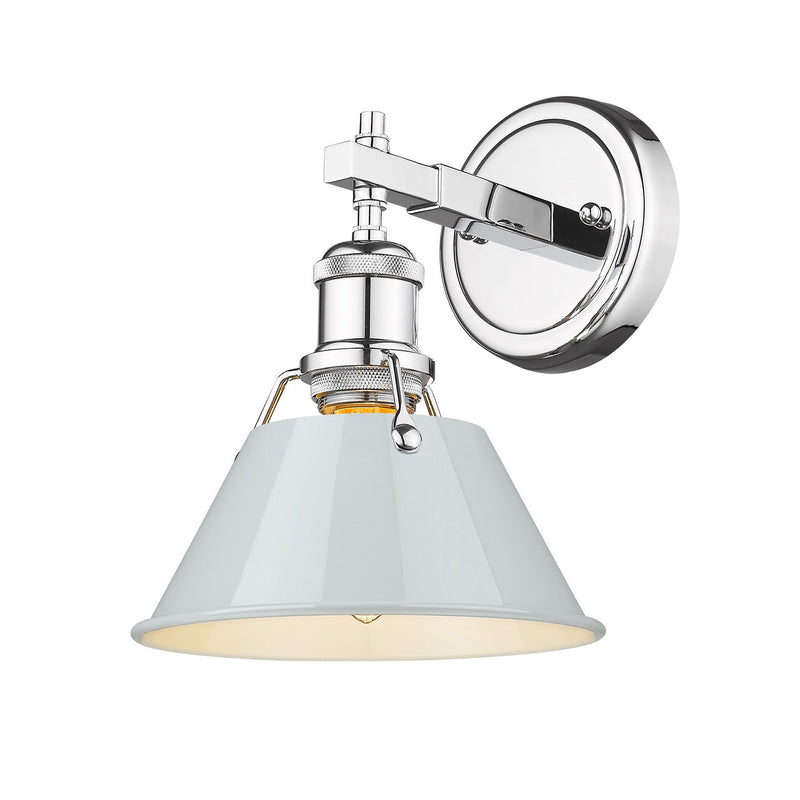 Golden - 3306-BA1 CH-DB - One Light Bath Vanity - Orwell CH - Chrome