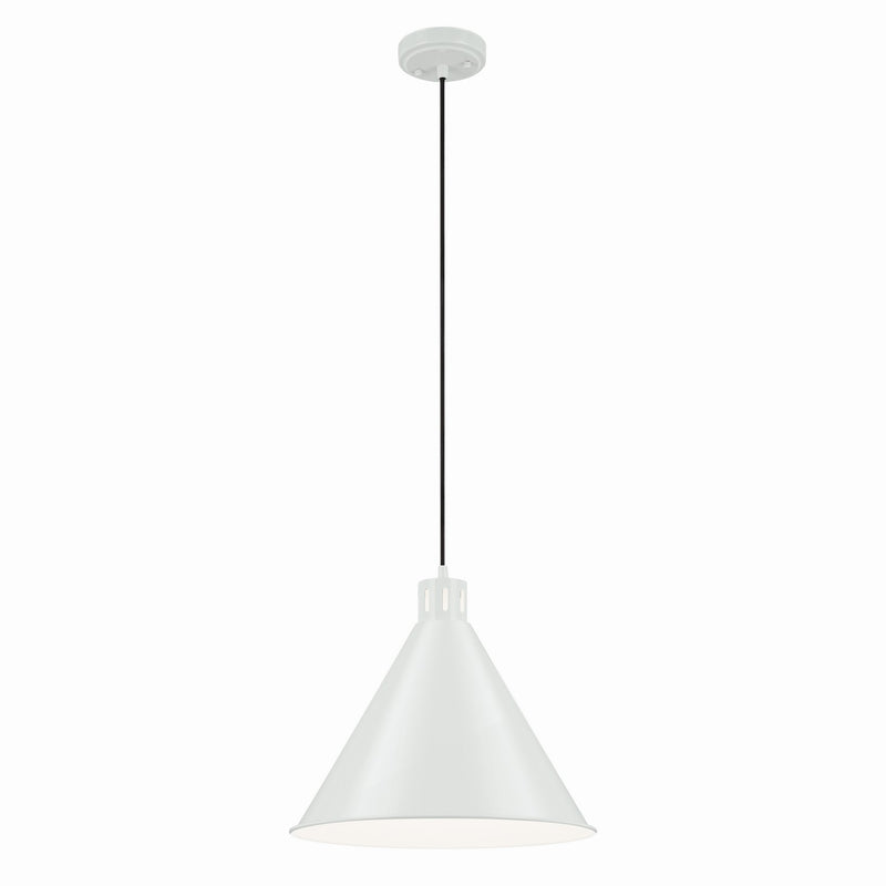 Kichler - 52177WH - One Light Pendant - Zailey - White