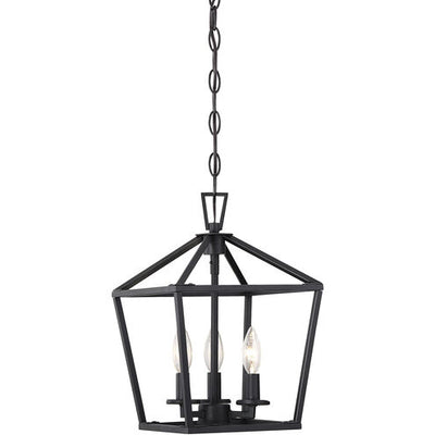 Savoy House - 3-320-3-89 - Three Light Pendant - Townsend - Matte Black