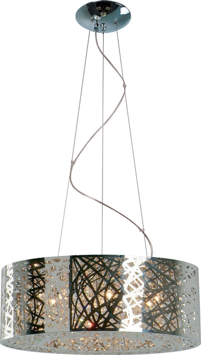 ET2 - E21308-10PC - LED Pendant - Inca - Polished Chrome