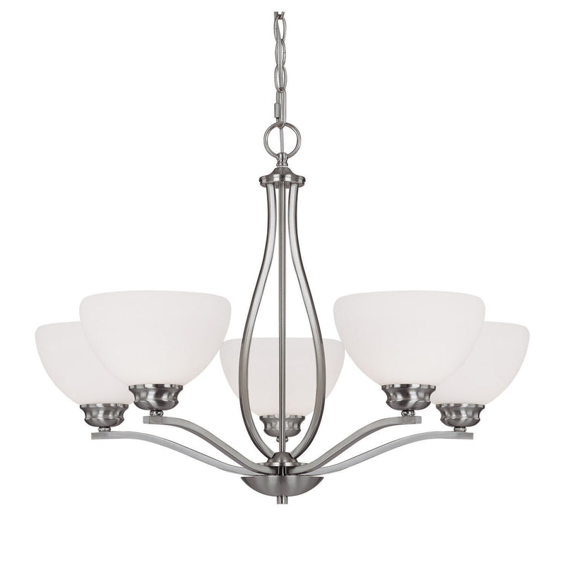 Capital Lighting - 4035BN-212 - Five Light Chandelier - Stanton - Brushed Nickel